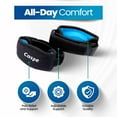 thumbnail image 3 of Caspe 2 Pack Adjustable Elbow Support Brace for Men & Women, Lightweight Forearm Band with Counterforce Pad for Everyday Arm Stability and Active Use - Blue, 3 of 10