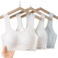 thumbnail image 3 of AJZIOJIRO Kids Girls Training Bra M-3XL Supportive Seamless Sports Bras for Teens Girls with Racerback Removable Pads, 3 of 8