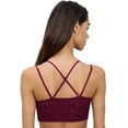 thumbnail image 2 of BLAKE & CO. Juniors' Lace Triangle Strappy Racerback Pullover Bralette , Sizes S - 3X, 2 of 4