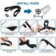 thumbnail image 4 of Cateissary 8pcs Cubierta solar Carrete Correa Nylon Cubierta solar Carrete Accesorio Conjunto Universal Piscina Película Coche Cuerda para atar para Jardín y Patio Cateissary HA013125-00, 4 of 6