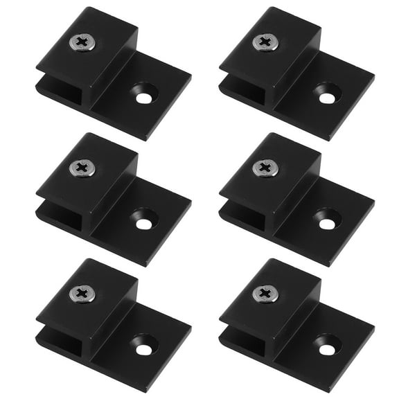 6 Pcs Glass Clip Glass Shelves Brackets Mirror Fasteners Mirror Corner Brackets Brackets for Glass