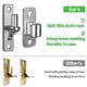 thumbnail image 2 of Wall Mount Gate Hinges for Farm Gates, Outdoor One-Piece No-Weld Chain Link Fence Parts with 5/8 Hi, 2 of 5