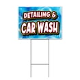 thumbnail image 1 of Detailing & Car Wash (18" x 24") Yard Sign, Includes Metal Step Stake, 1 of 6