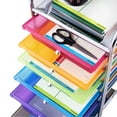 thumbnail image 4 of Topbuy 6 Drawer Scrapbook Paper Organizer Rolling Storage Cart for Office School Multicolor, 4 of 7
