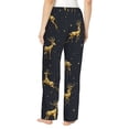 thumbnail image 2 of Bixox Women's Christmas Deers Patterned Pajama Pants Loungewear, 2 of 5