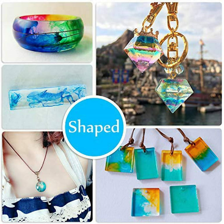 LIWEN 24 Colors Mermaid UV Resin Dye Pigment for DIY Jewelry