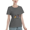 thumbnail image 2 of T-Shirt Basique à Manches Courtes pour Femmes une Pièce, 2 of 6