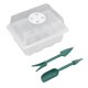 thumbnail image 4 of Bandejas de plántulas de células caja de vivero de ventilación ajustable resistente transparente resistente a bajas temperaturas para plantar, 4 of 8