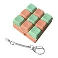 thumbnail image 1 of Llavero con teclado Fidget, juguete compacto, suministros creativos y ligeros de 9 teclas Rosa verde, 1 of 9