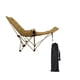 thumbnail image 5 of Silla de camping plegable y reclinable, tumbona portátil con reposapiés extraíbles Caqui, 5 of 8