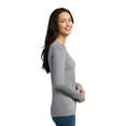 thumbnail image 3 of District Women's Long Sleeve V-Neck Concert T-Shirt, 3 of 6