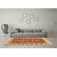 thumbnail image 3 of Ahgly Company Indoor Square Oriental Brown Traditional Area Rugs, 5' Square, 3 of 4