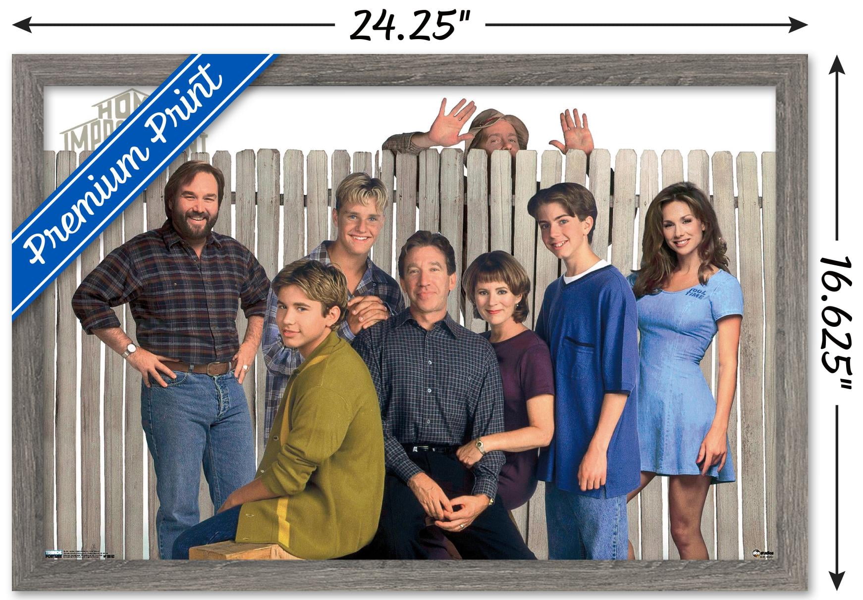Home Improvement - One Sheet Wall Poster, 14.725" x 22.375", Framed