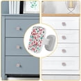 thumbnail image 4 of 4 Pieces Set Drawer Pulls Handle Square Wardrobe Cabinet Knobs with Stainless Steel Screws Furniture Kitchen Decor, 4 of 5