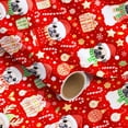 thumbnail image 7 of Pug Christmas Wrapping Paper Rolls, Pug Holiday Gift Wrapping Paper Merry Christmas, 7 of 7