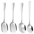 thumbnail image 1 of 1 Set Serving Spoons Large Spoons Stainless Steel Spoons Rice Spoon Serving Utensils Rice Spatula Soup Spoon Buffet Flatware, 1 of 3