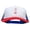 White Royal, variant on Retro Rocket Embroidered Foam Panel Mesh Snapback - White Red OSFM