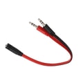 thumbnail image 2 of Sidaley 3.5mm Dual Shielded Audio Cable Switch Adapter Splitter Sound Console Professional Plug Headphone for Smartphone Camcorder Type3 NO3, 2 of 6