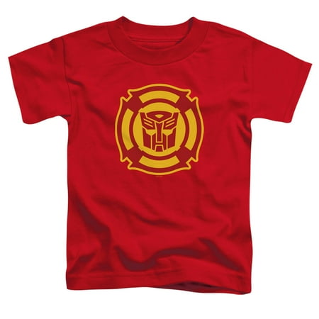 

Transformers Rescue Bots Logo S/S Toddler T-Shirt Red