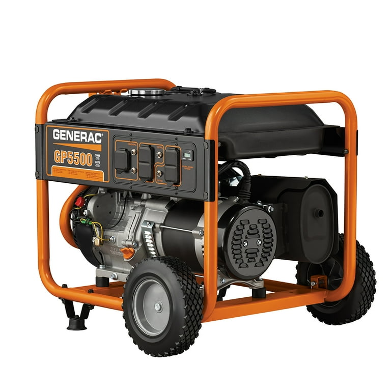 Generac 5939 - 5500-Watt Gasoline Powered Portable Generator, 49 State Generac 5939 - 5500-Watt Gasoline Powered Portable Generator, 49 State