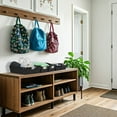 thumbnail image 3 of Sorbus Set of 9 Large Storage Baskets for Organizing, Mesh Hand-Woven Basket, Linen Closet Organizers and Storage, Organizer Storage Baskets for Shelves, Organizers and Storage (Black), 3 of 7