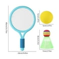 thumbnail image 3 of Kids Tennis Rackets, Soft Training Balls Badminton Shuttlecocks Tennis Racquets Set for Children Outdoor Indoor Sports, 3 of 8