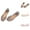 Black, variant on Women's Beach Hollow Jelly Shoes Bling PVC Slip On Crystal Summer Casual Soft Flat Heel Flat Sandals