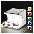thumbnail image 3 of 20cm Mini Studio Light Box LED Studio Panel Photo Shooting Tent 6 Backgrounds Shadowless Lightbox Kit Photography Soft Box ,Photographic Equipment, 3 of 7