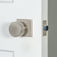 thumbnail image 3 of Viaggio Qadmltclo_Psg_234 Motivo Solid Brass Passage Door Knob Set - Black, 3 of 7