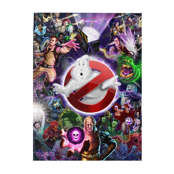 500 Pieces Puzzles Ghostbusters Wooden Puzzle Large Puzzle Game Artwork Family Decorations Unique Puzzle Gift