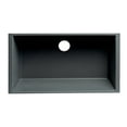 thumbnail image 6 of ALFI brand AB3322UM-T Titanium 33" Single Bowl Undermount Granite Composite Kitchen Sink, 6 of 9