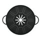 thumbnail image 3 of Tapa protectora, protector reutilizable, protector antidesbordamiento para ollas de cocina y ollas de sopa en The negro, 3 of 9