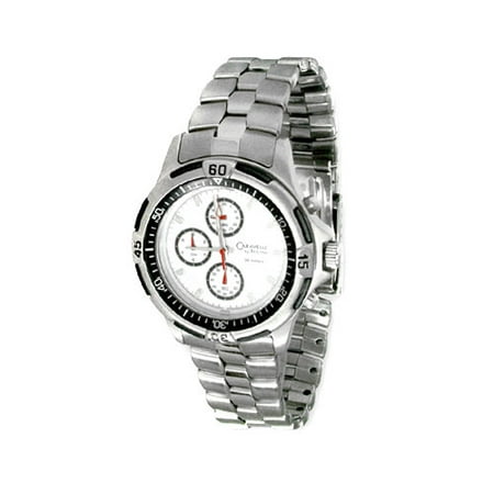 Caravelle Mens Chronograph Stainless Steel Watch