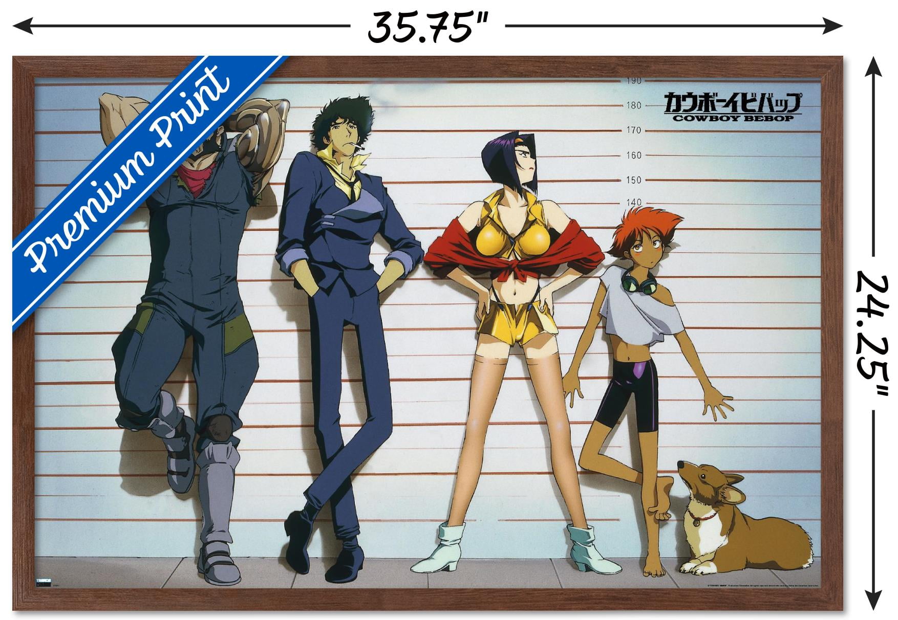 Cowboy Bebop - Heights Wall Poster with Pushpins, 14.725 Cowboy Bebop - Heights Wall Poster with Pushpins, 14.725