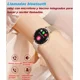 thumbnail image 4 of Smartwatch Para Mujer Reloj Inteligente Con Asistente De Voz Inteligente Piedras Tipo Diamante Pantalla Táctil Amoled Bluetooth Llamadas Deportes Sensor De Ritmo Cardiaco Isdewatch Nx7 Pro Rosa, 4 of 8