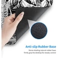 thumbnail image 5 of Black and White Goth Skull Gaming Mouse Pad, Long Extended XL Mousepad Desk Pad, Large Nonslip Rubber Mice Pads Stitched Edges, 31.5'''' X 11.8'''', 5 of 6