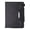 Black, variant on For iPad 7th 8th 9th Generation 10.2 inch PU Leather Flip Stand Case Cover with Pencil Holder, Wallet Case with Card Slot