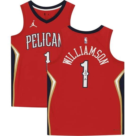 Zion Williamson New Orleans Pelicans Autographed Red Jordan Brand Swingman Jersey - Fanatics Authentic Certified