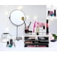 thumbnail image 2 of Organizador de bolas de algodón en tarro de acrílico de boticario, recipiente de almacenamiento multiusos para baño, material acrílico transparente que garantiza durabilidad y protección contra el, 2 of 5