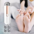 thumbnail image 4 of Removedor eléctrico de callos para pies, herramienta de pedicura para hombres y mujeres / Mini, 2 velocidades / 4 cabezales de repuesto, 4 of 9