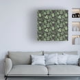 thumbnail image 2 of Canvas Wall Art - Jean Plout 'Green Botanical Pattern' Wall Art for Living Room, Bedroom, or Office Décor by Trademark Fine Art - 24 x 24 Inches, 2 of 4
