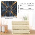 thumbnail image 6 of Yayeee 6 Pack Kitchen Dish Cloths Set for Washing Soft Drying Absorbent Microfiber Towels, Elegant Geometric Pattern, 6 of 9