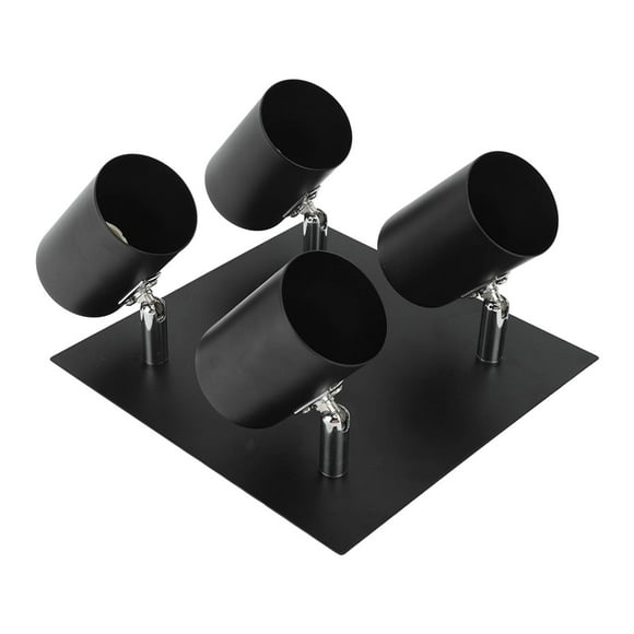 Track Lighting Fixtures4 Light Adjustable Industrial Track Light Kit Light Track Light Holder Breakthrough Technology