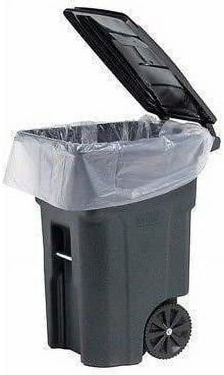 "30", Orange, UV Rated, Trash Bag Rubber Band for 75-100 Gallon Garbage cans, 25/Pack"