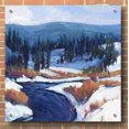 thumbnail image 3 of Epic Art 'Mountain Creek II' by Tim O'Toole, Acrylic Glass Wall Art, 36"x36", 3 of 6