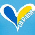 thumbnail image 3 of CafePress - Love Ukraine Heart T Shirt - Women's Traditional Fit Dark T-Shirt, 3 of 4