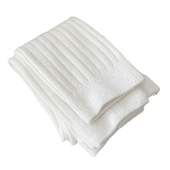 XBASW Toddler Baby Girls Knit Leggings Little Girls Stretch Ribbed Bottom Pants Solid Color Footless Tights for Spring Fall 6M-6T