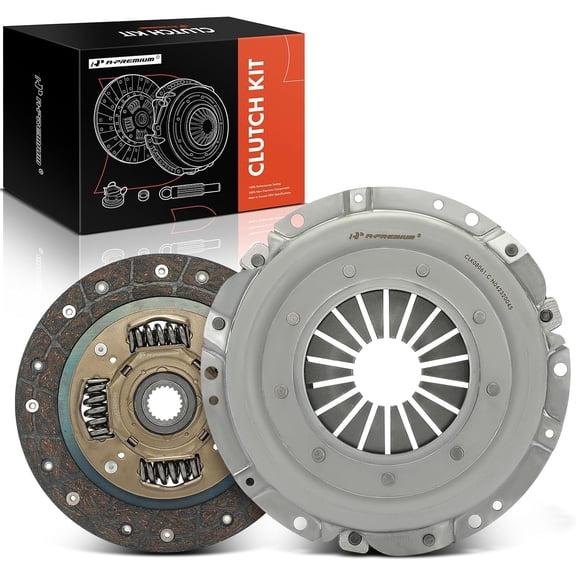 A-Premium Transmission Clutch Kit with Release Bearing Compatible with Honda Fit 2009-2019 1.5L Naturally Aspirated
