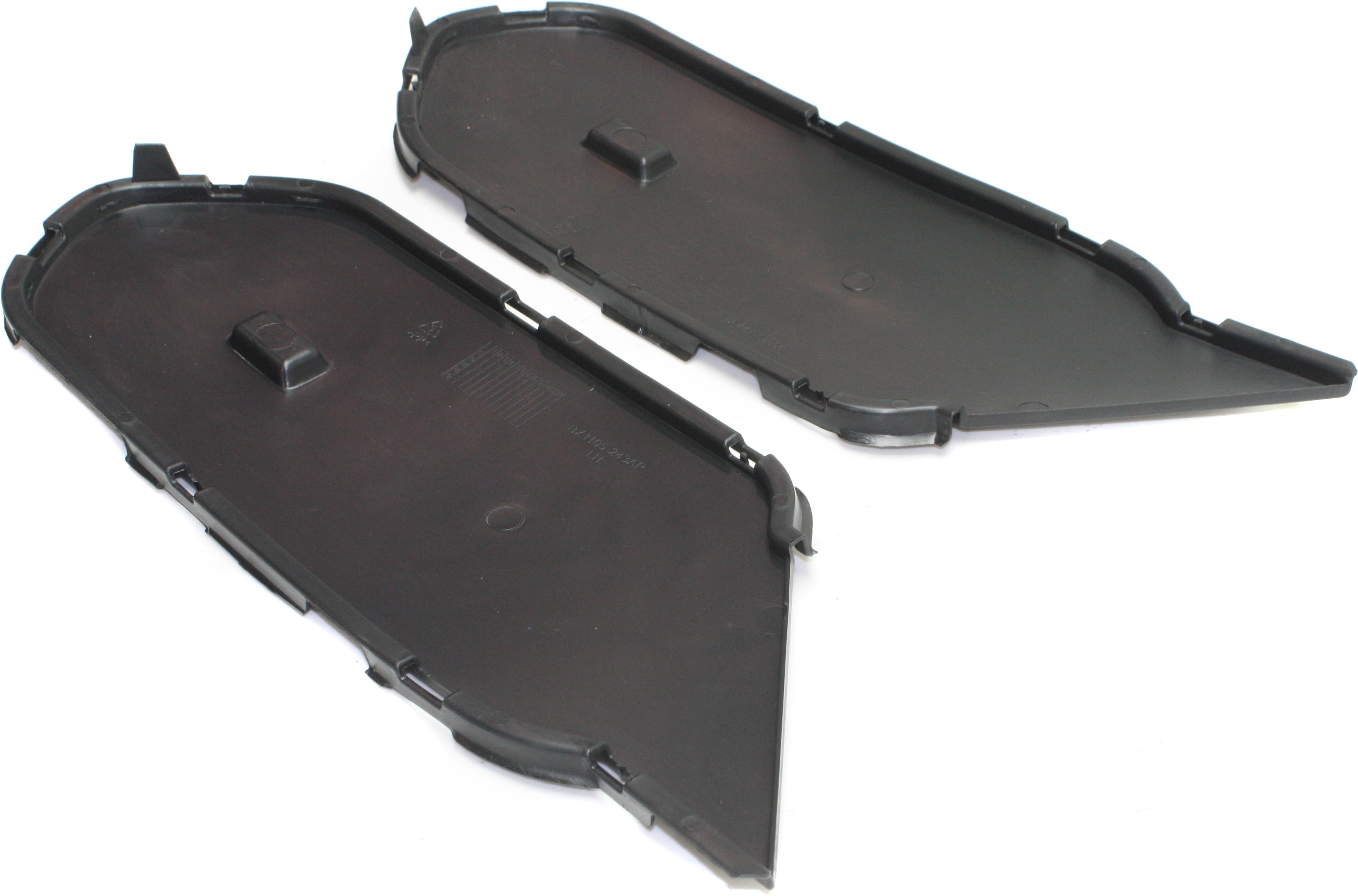 Bumper Grille Compatible With 2013-2015 BMW X1 Front, Left Driver and Right Passenger Side, Inner Textured Black