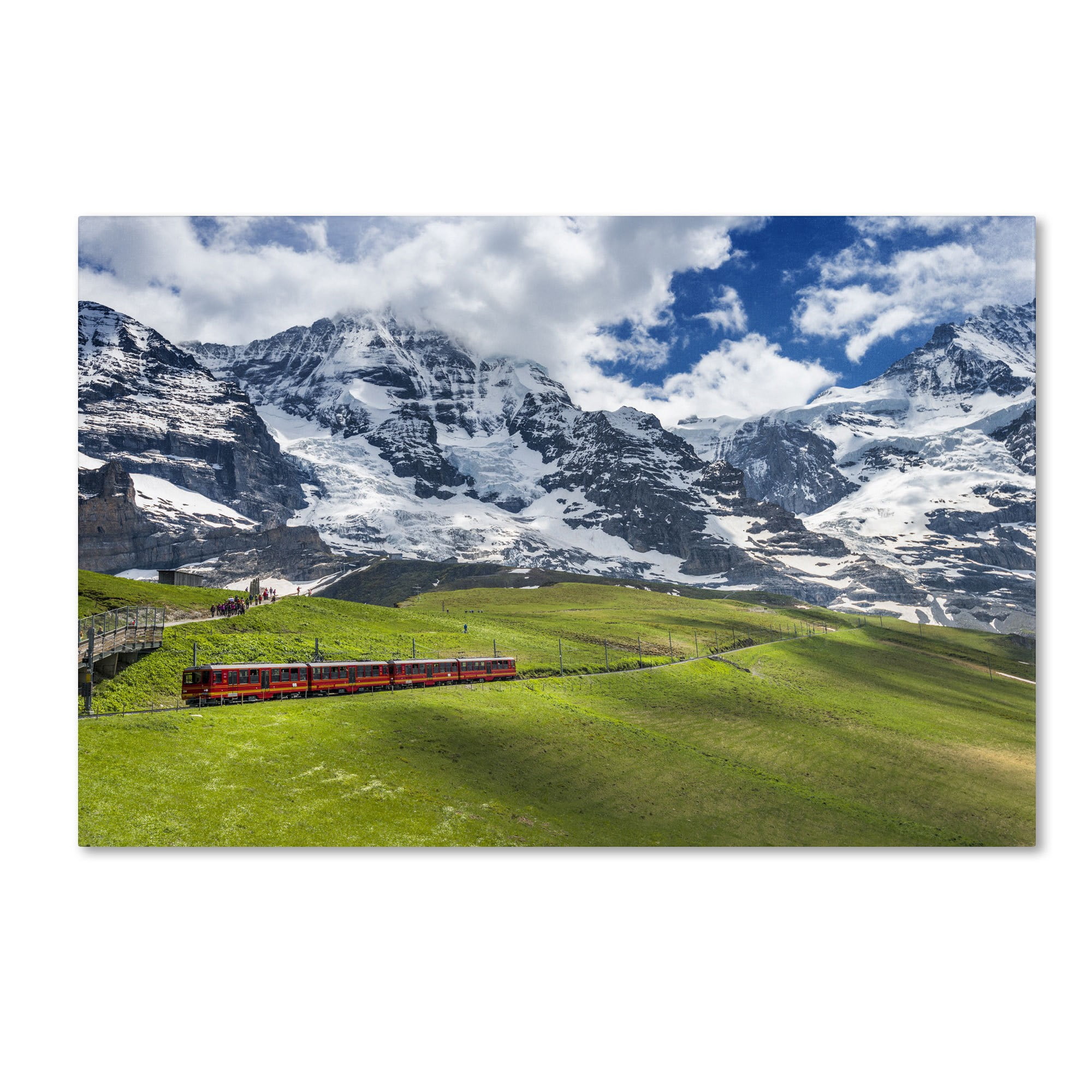 Trademark Fine Art "Beautiful Switzerland" Canvas Art by Philippe Sainte-Laudy